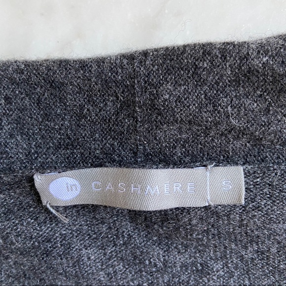 In Cashmere Classic All Season Open Front Wrap Cardigan - Picture 6 of 7